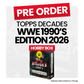 Topps Decades WWE 90’s Edition 2026 Hobby Box - Pre-Order