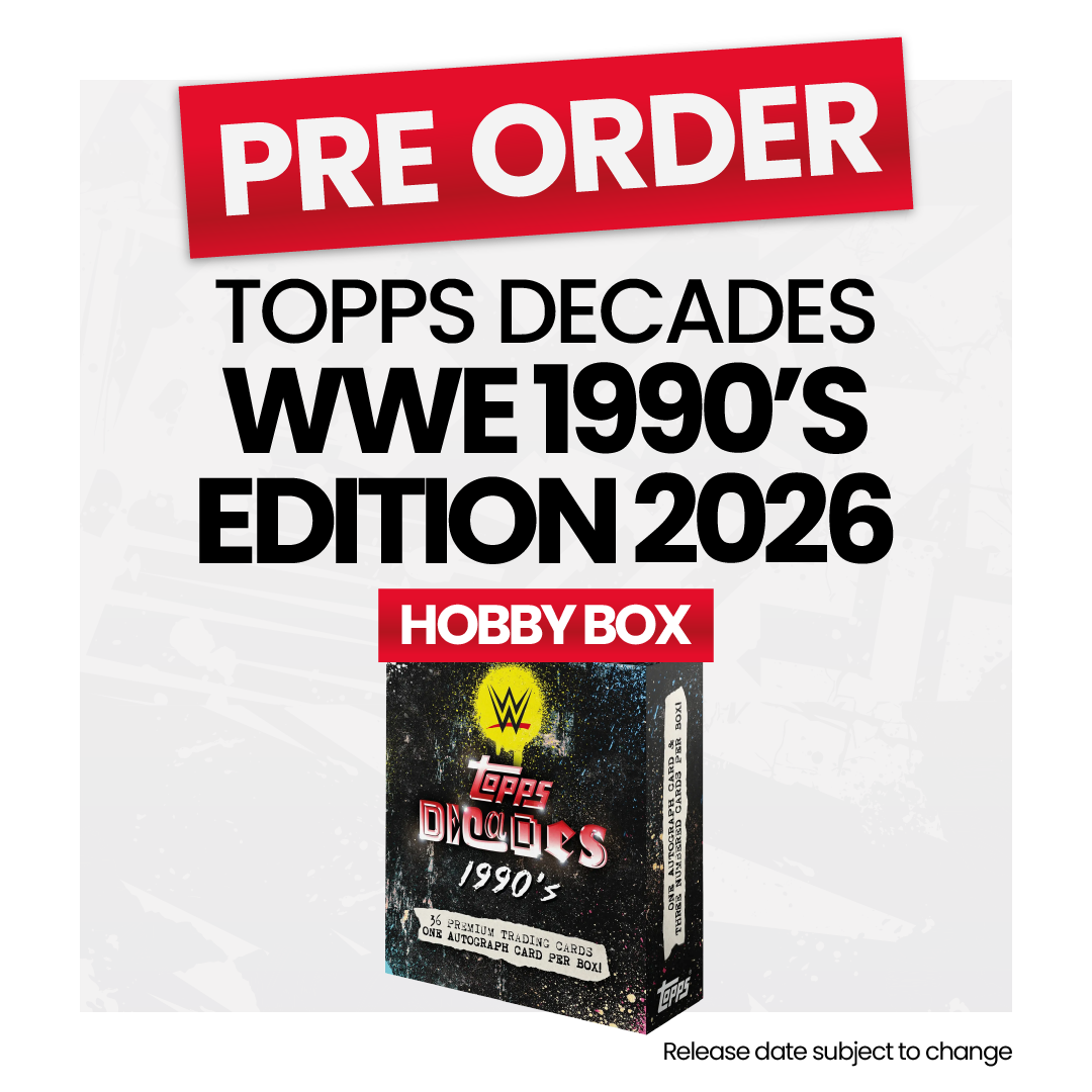 Topps Decades WWE 90’s Edition 2026 Hobby Box - Pre-Order