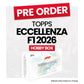 Topps Formula One Eccellenza 2026 - Pre-Order