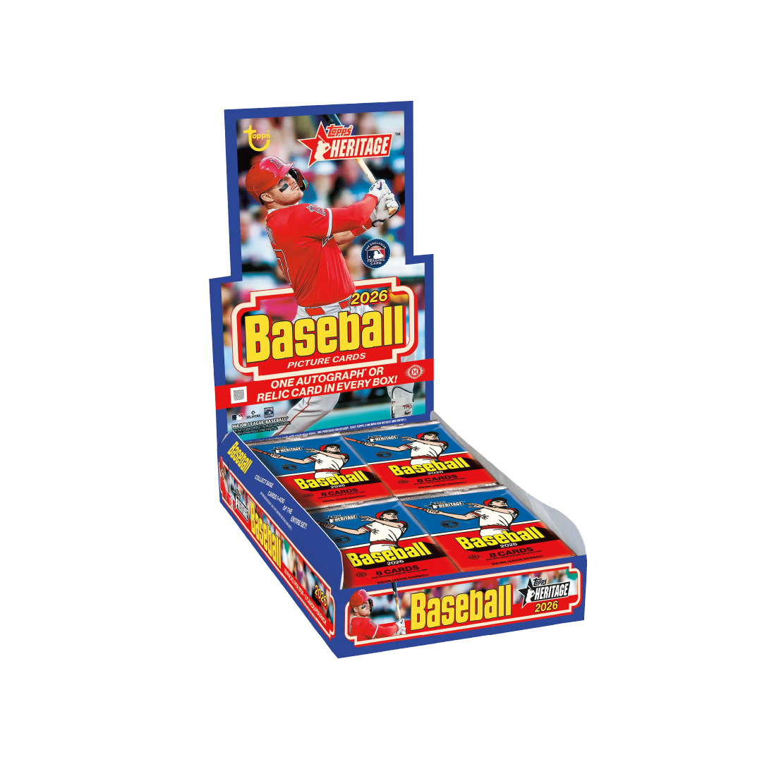 Topps Heritage Baseball 2026 Hobby Box - Pre-Order