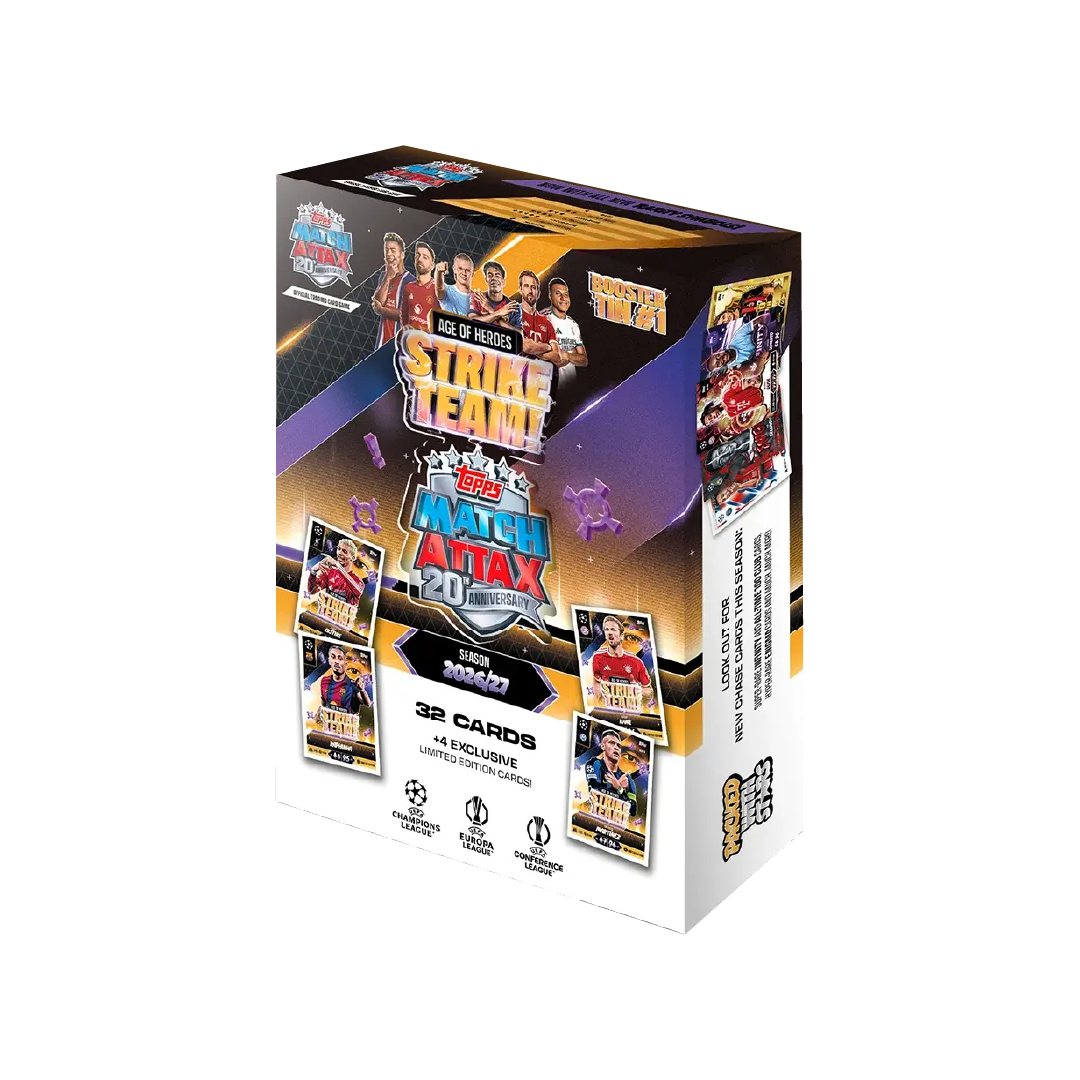 Topps Match Attax UCC 2026/27 - Booster Tin 1 Strike Team