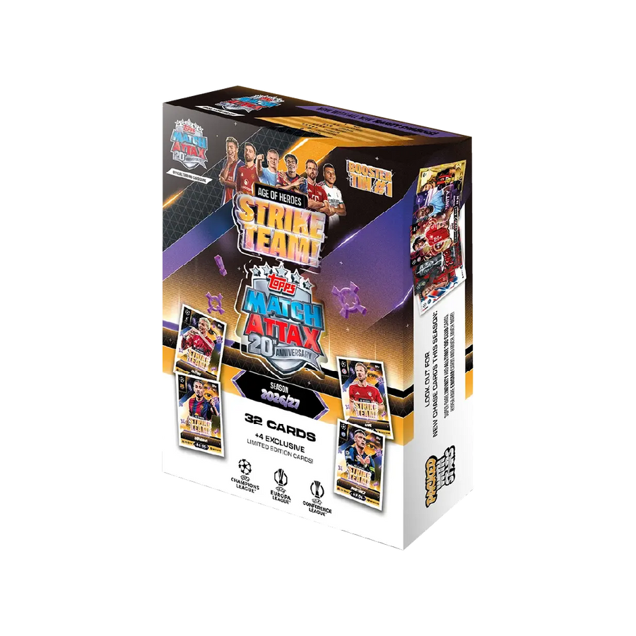 Topps Match Attax UCC 2026/27 - Booster Tin 1 Strike Team