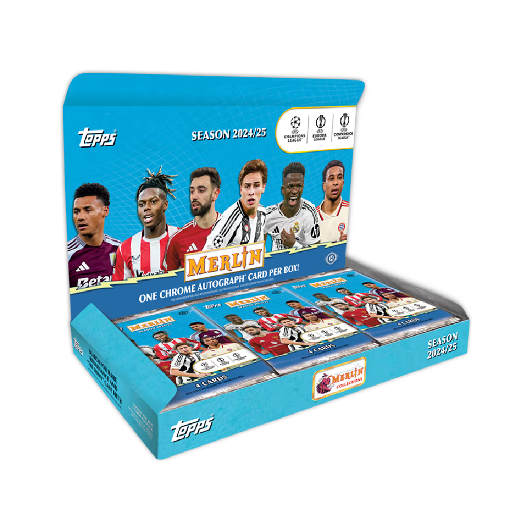 Topps Merlin 2024-25 UEFA Club Competitions Soccer Hobby Box - Pre-Order