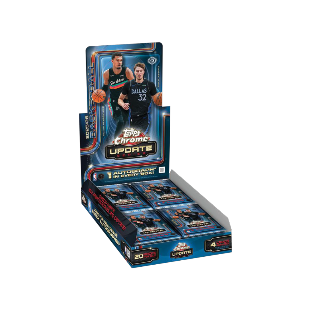 Topps Chrome Update Series Basketball 2025/26 Hobby Box - Pre-Order