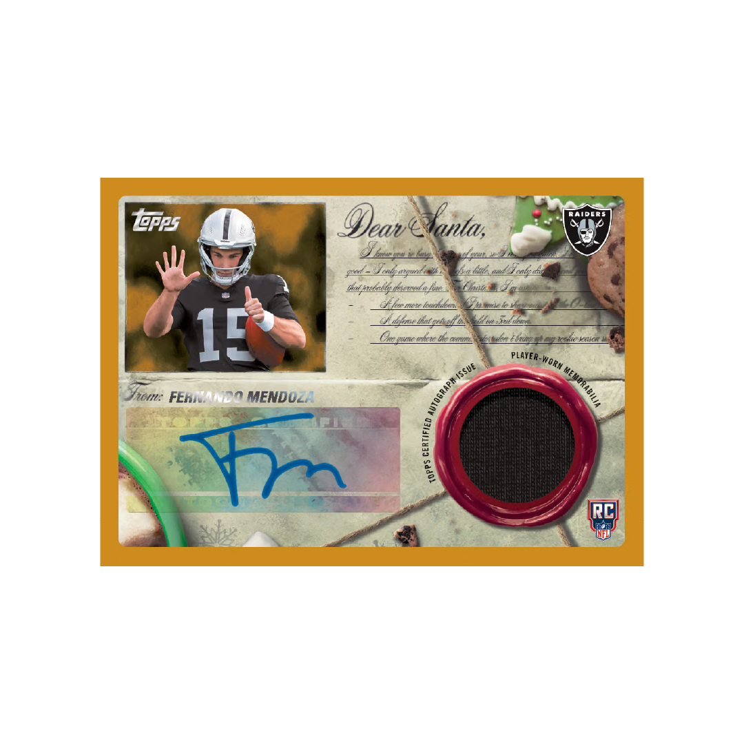 Topps Holiday NFL 2026 Mega Box - Pre-Order