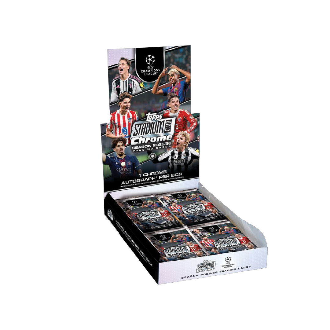 Topps Stadium Club Chrome UEFA Champions League 2025/26 Hobby Box - Pre-Order
