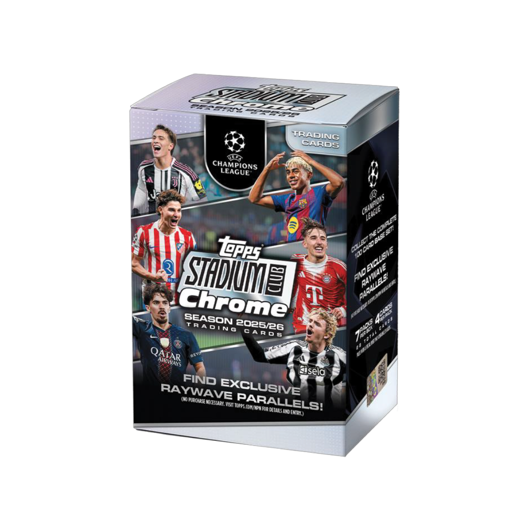 Topps Stadium Club Chrome UEFA Champions League 2025/26 Value Box - Pre-Order