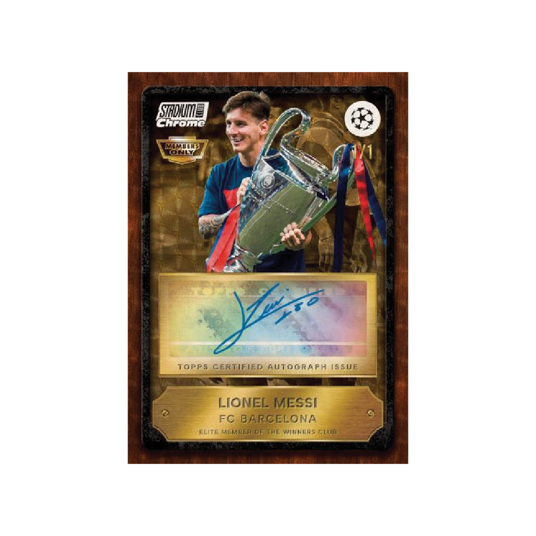 Topps Stadium Club Chrome UEFA Champions League 2025/26 Hobby Box - Pre-Order