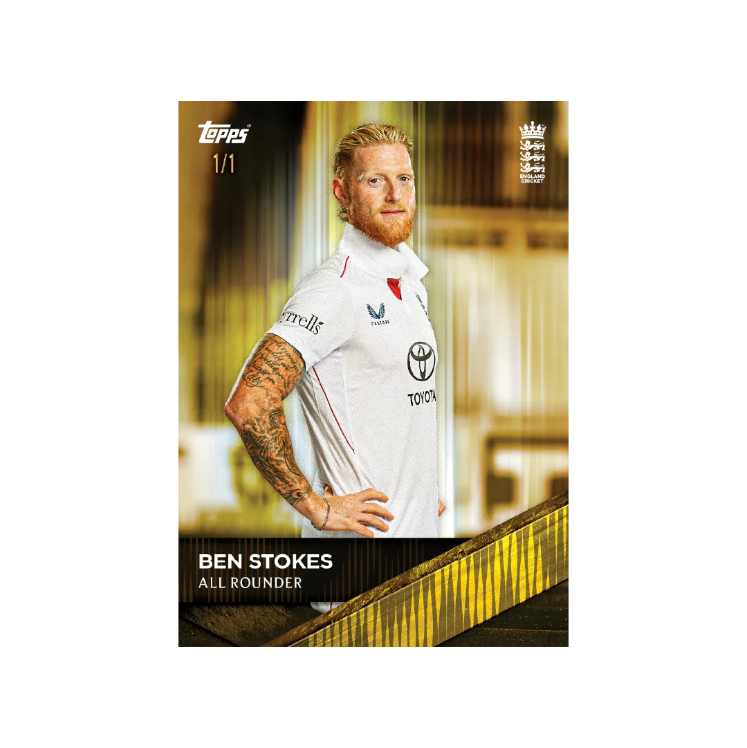 Topps England Cricket 2025 Team Set