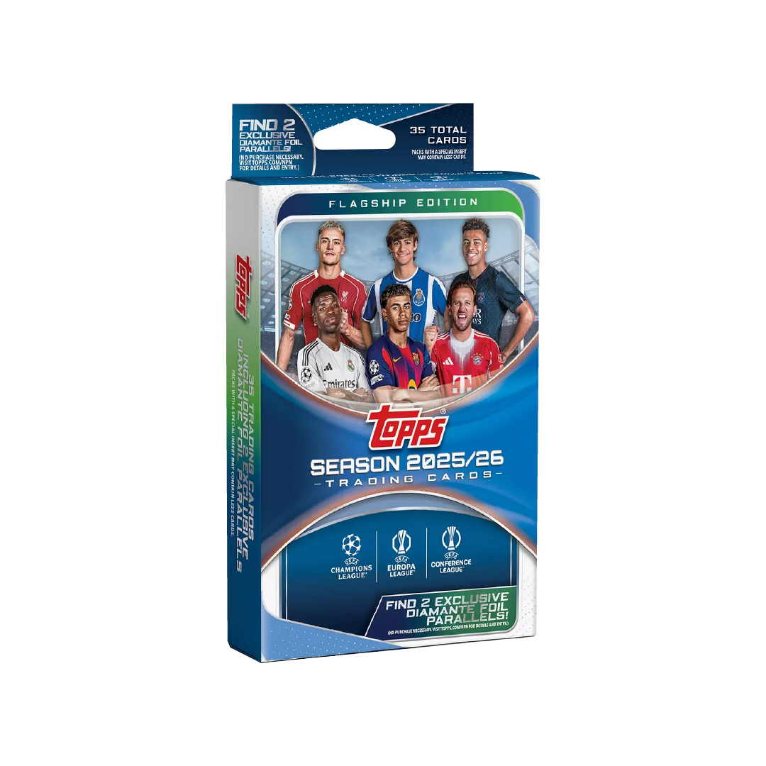 Topps UEFA Club Competitions Flagship 2025/26 Hanger Box Topps UEFA Club Competitions Flagship 2025/26 Hanger Box