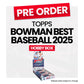Topps Bowman's Best Baseball 2025 Hobby Box - Pre-Order
