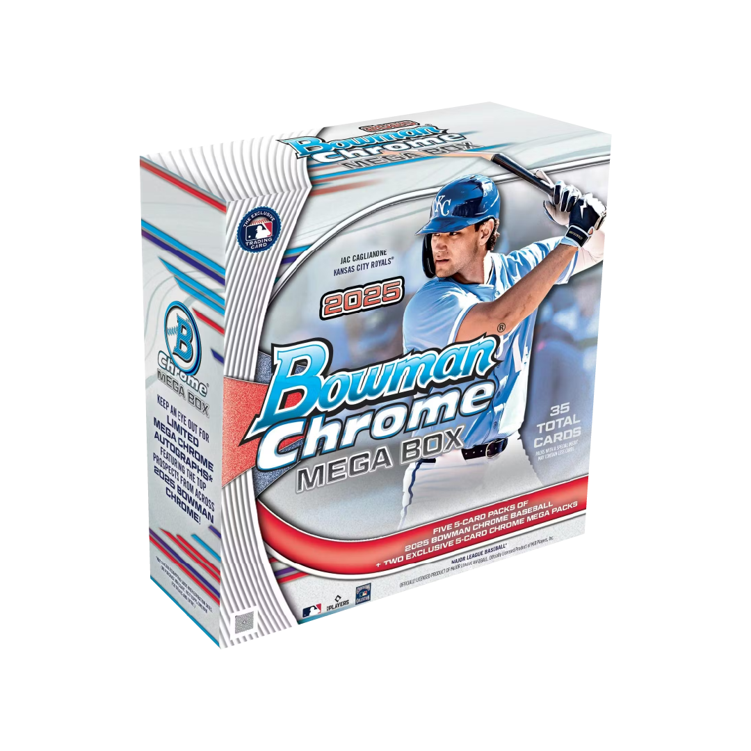 Topps Bowman Chrome Baseball 2025 Mega Box - Pre-Order