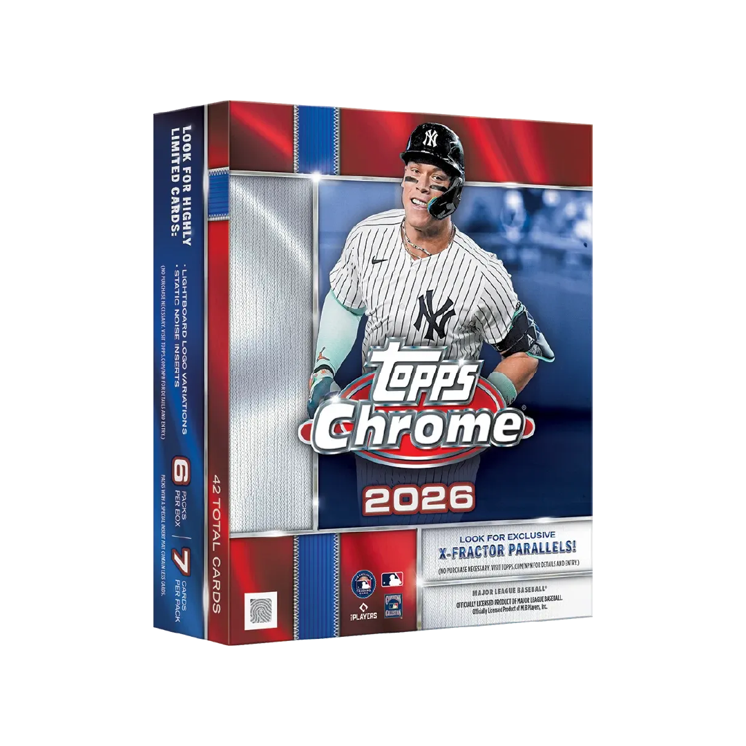 Topps Chrome Baseball 2026 Mega Box