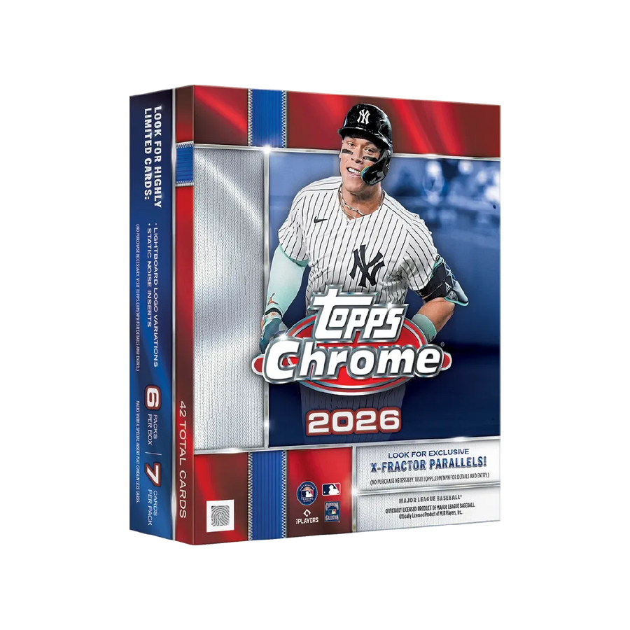 Topps Chrome Baseball 2026 Mega Box