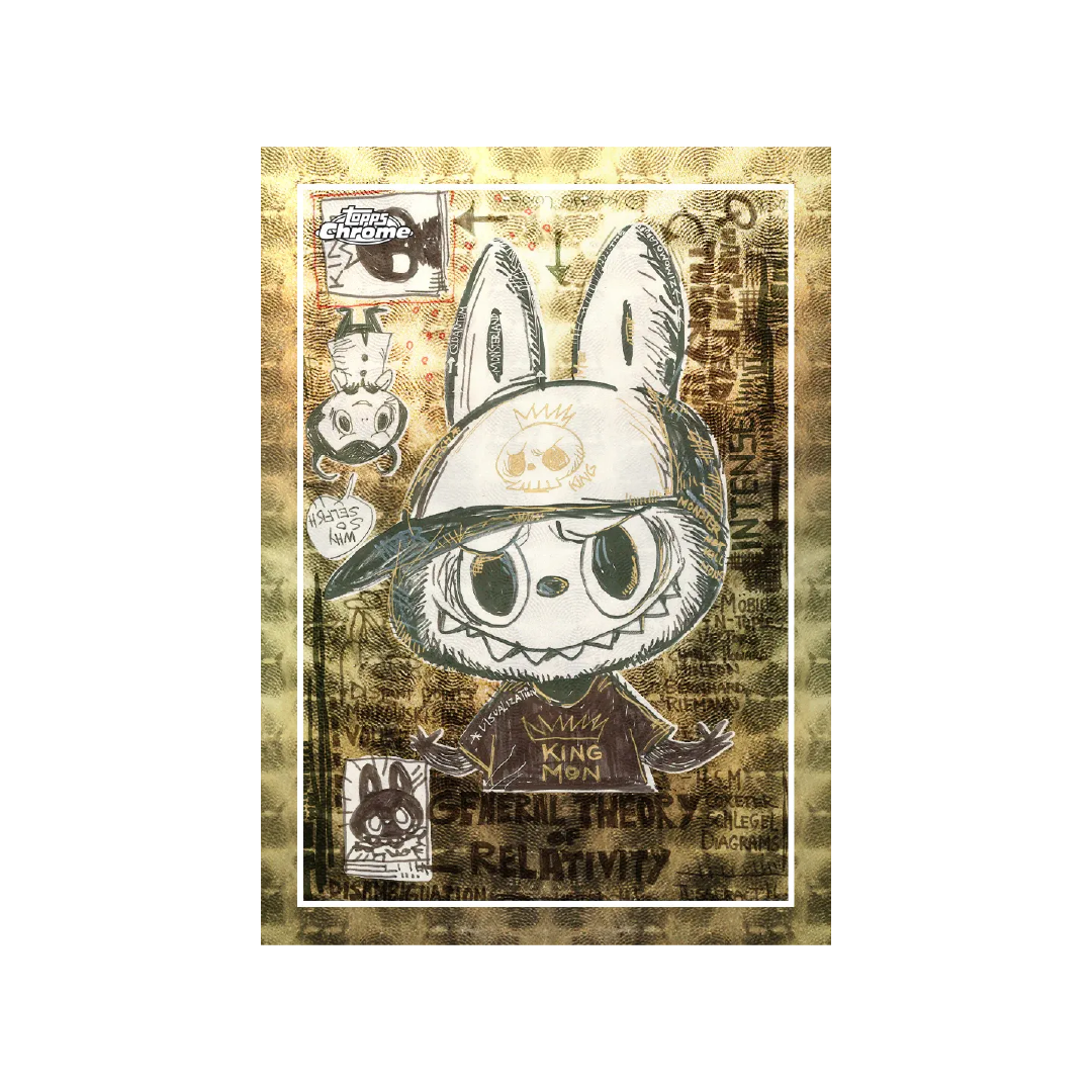 新品】Topps Chrome labubu10周年記念ボックス 5BOX 新品未開封 Topps