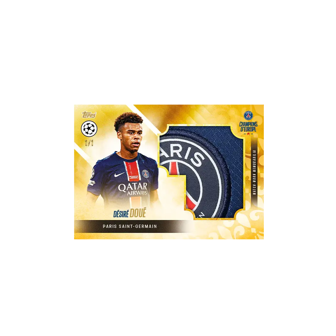 Topps Paris Saint-Germain: Champions d’Europe 2025