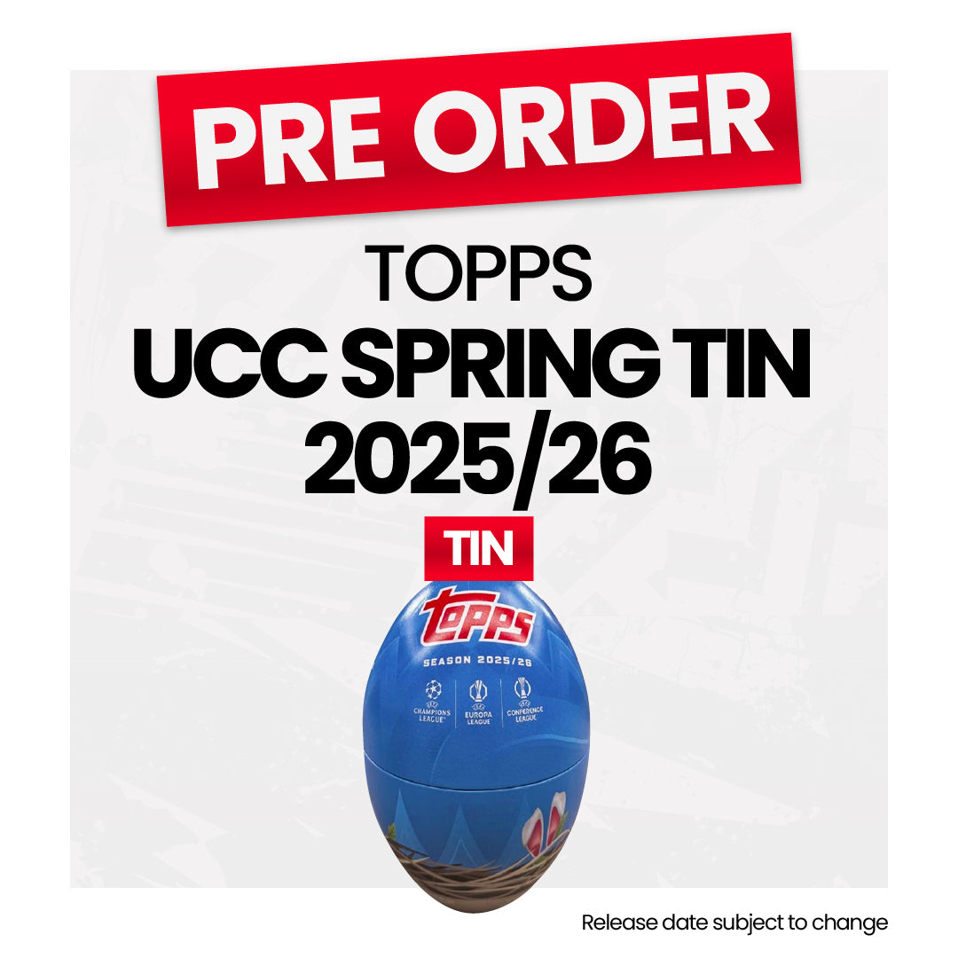 Topps UEFA Club Competitions Flagship 2025/26 Spring Tin - Pre-Order