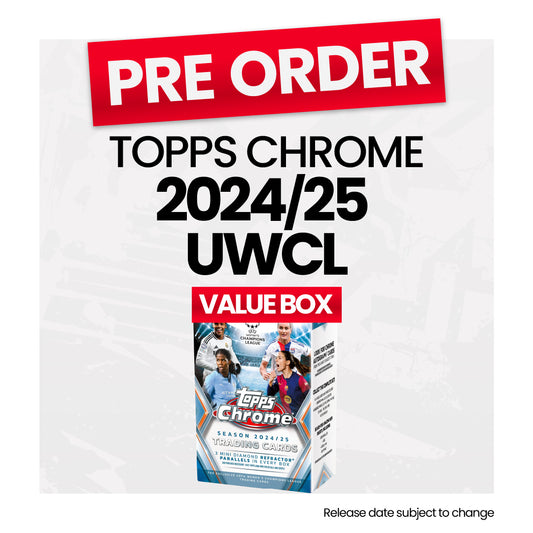 Topps Chrome UEFA Women's Champions League 2024-25 Value Box - Pre-Order