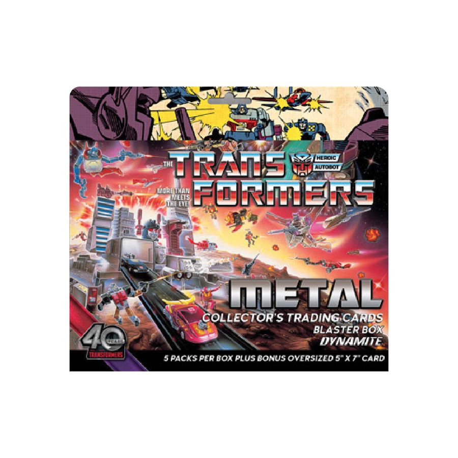 Dynamite Transformers 40th Anniversary Metal Blaster Box