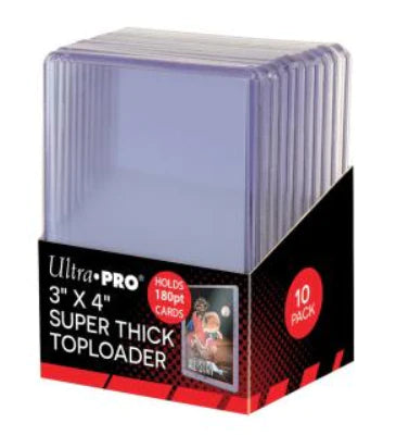 Ultra Pro 180Pt Super Thick Top Loaders (10 Pack) 3X4