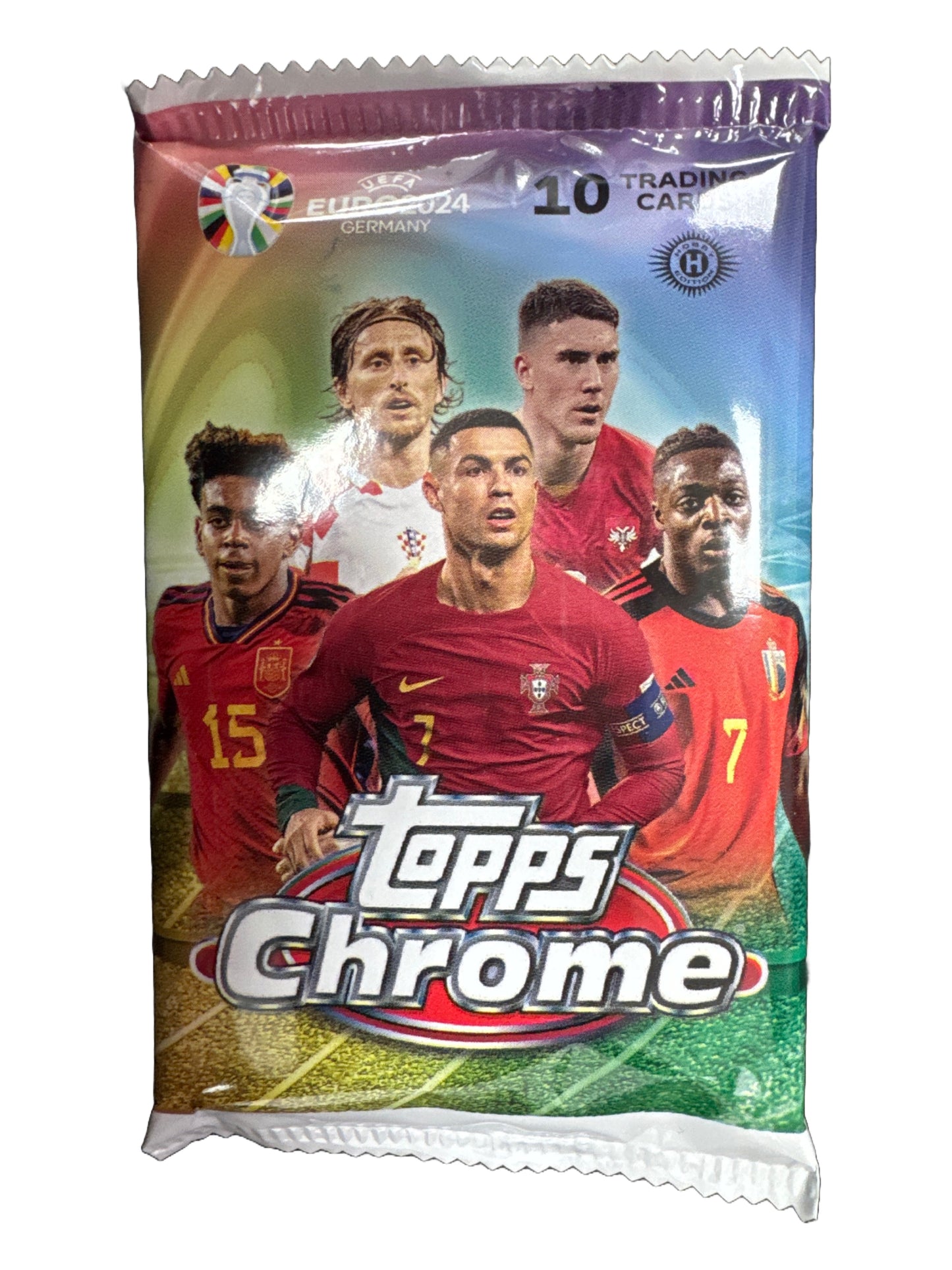 Topps Chrome UEFA Euro Soccer 23/24 Single Pack