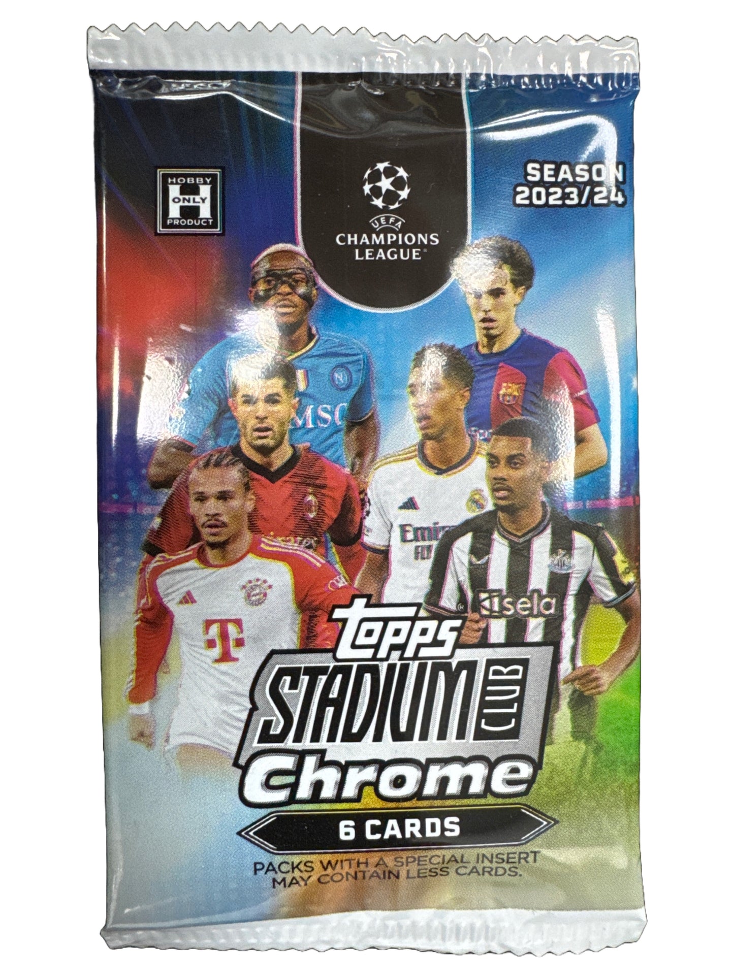 Topps Stadium Club Chrome UEFA Club Competitions 23/24 Single Pack