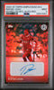 Topps Rafael Leao Estrellas International Autograph Red 02/10 2024-25 Simplicidad UCC PSA 9