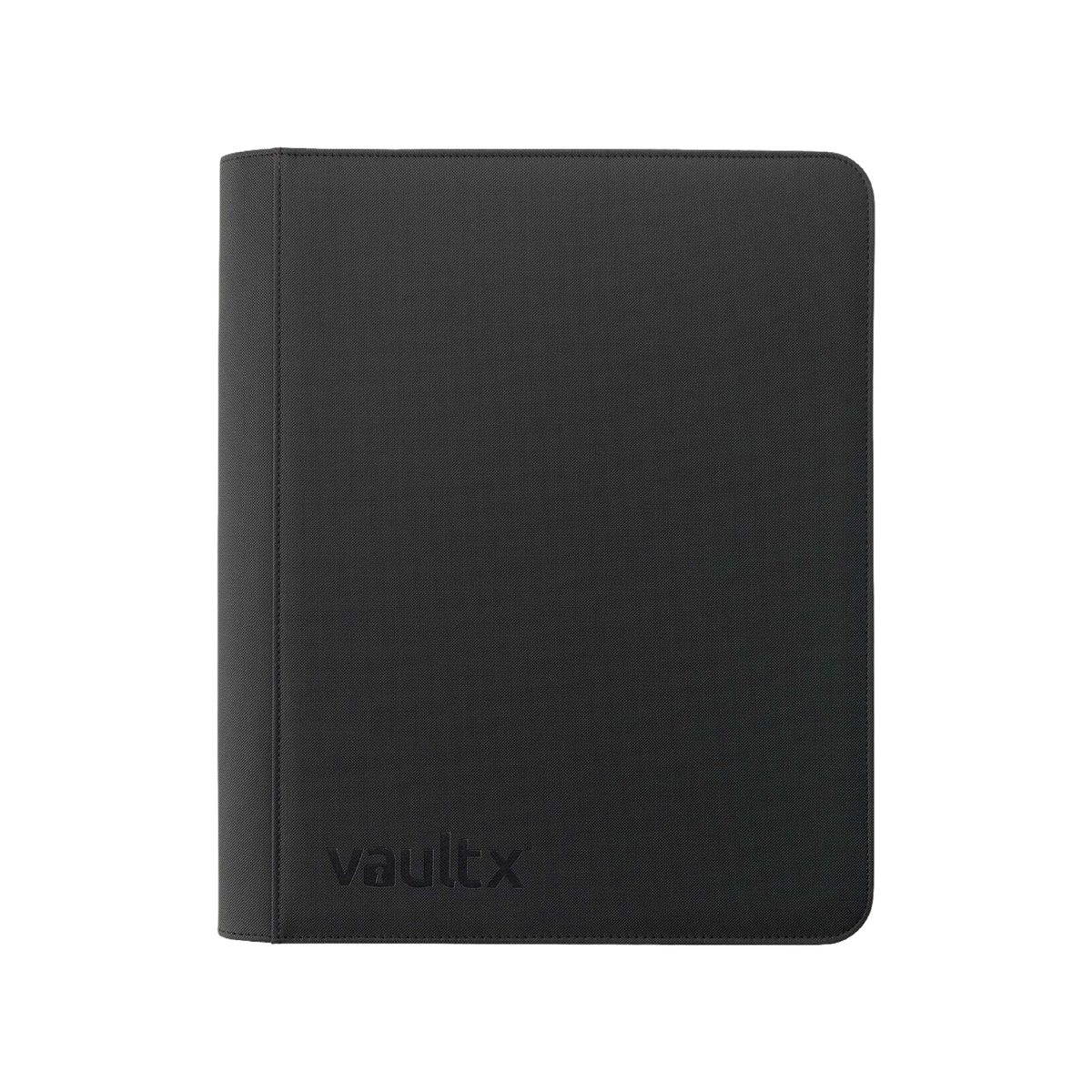 Vault X 9 pocket Exo-Tec Top loader compatible Zip Binder - Black