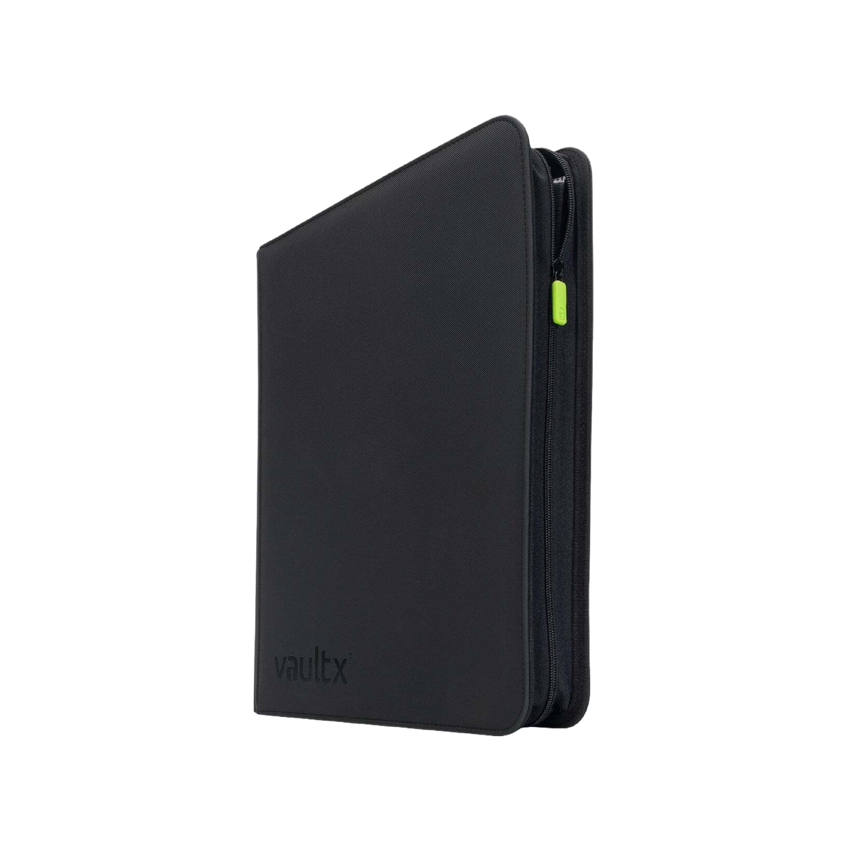 Vault X 9 pocket Exo-Tec Top loader compatible Zip Binder - Black