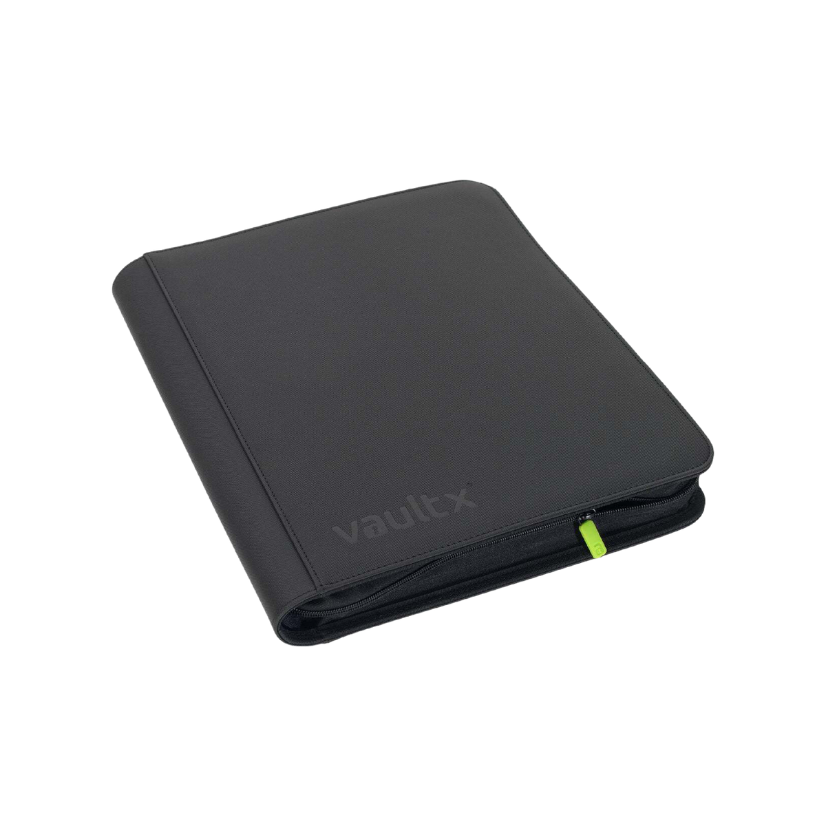 Vault X 9 pocket Exo-Tec Top loader compatible Zip Binder - Black