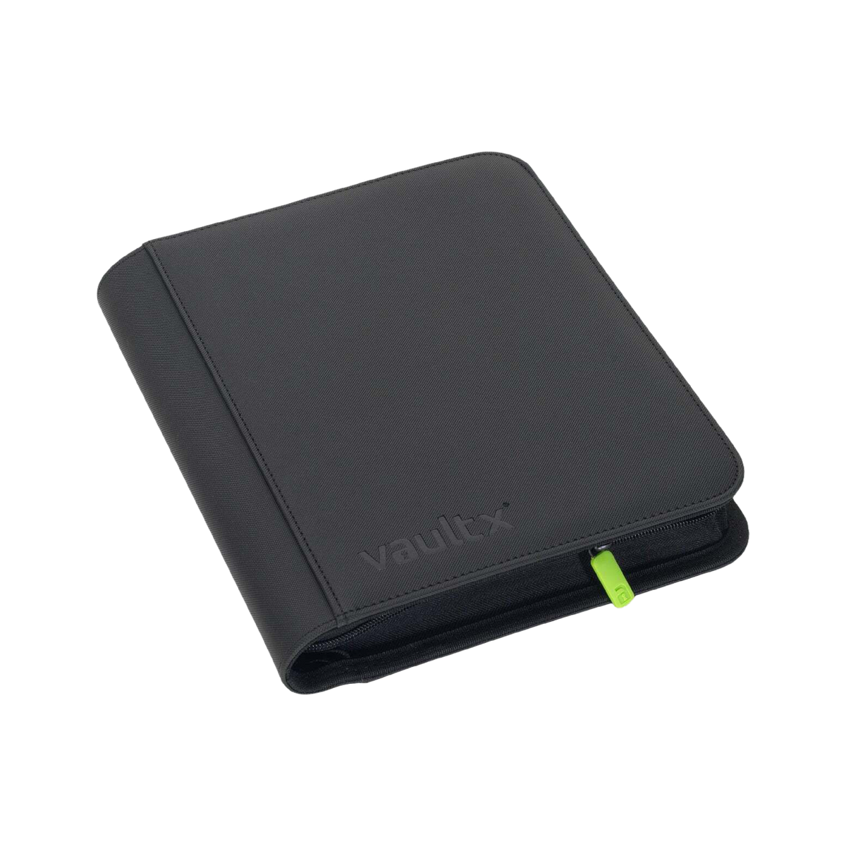 Vault X 4 Pocket Exo-Tec Top Loader Compatible Zip Binder - Black