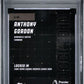 Topps Anthony Gordon 06/10 Locked In Black Refractor #24 2025 -2026 Topps Chrome Premier League PSA 9