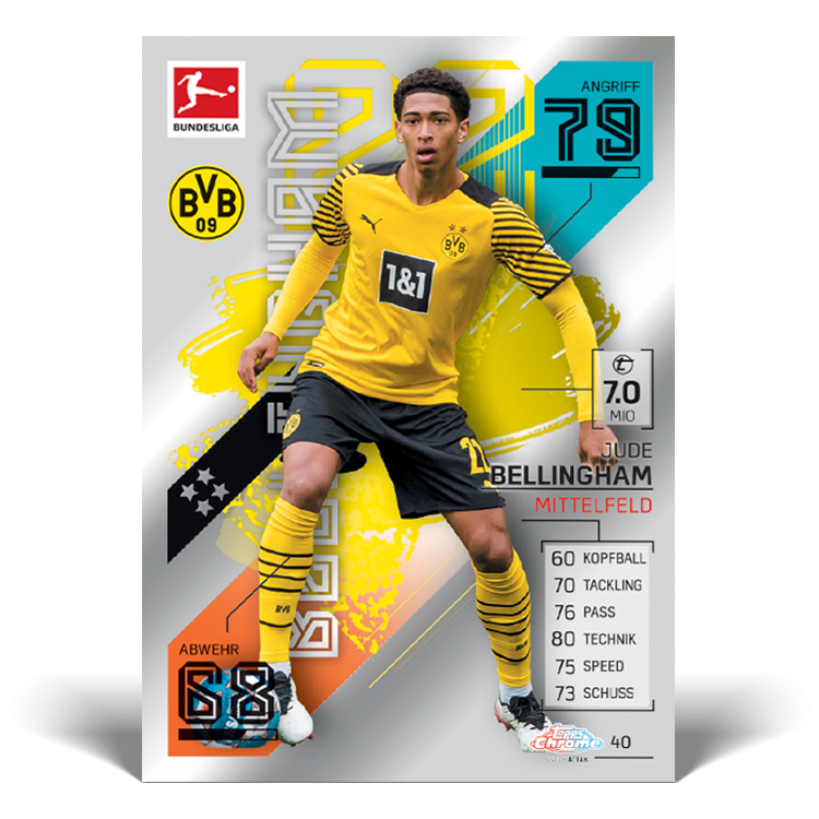 Topps Bundesliga Match Attax Chrome 2021/22 Hobby Box