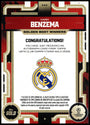 Topps Karim Benzema Golden Boot Winners 1/5 Topps Gold UEFA Club Competitions 2026