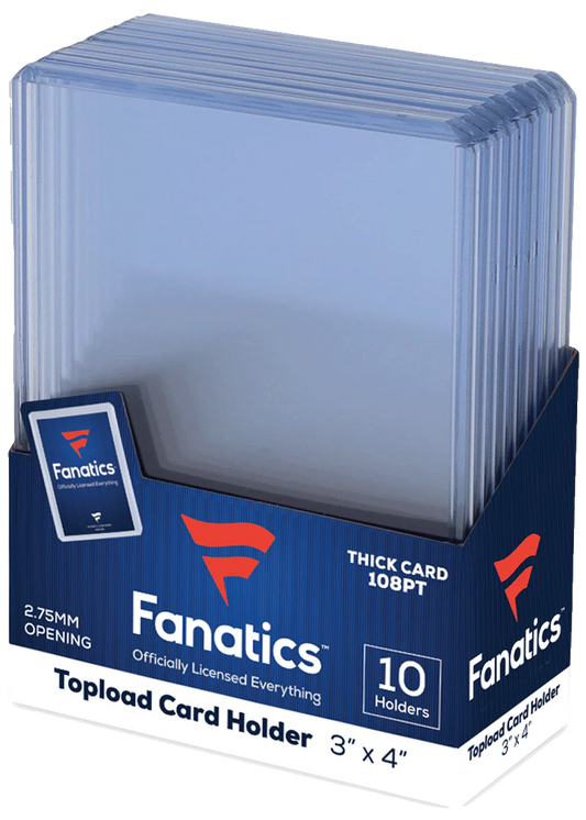 Fanatics Collectibles 108pt 3x4 Top Loader - 10 Count