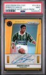 Panini Roberto Carlos 02/10 Flashback Autograph Gold Prizm #FA-RCA 2025 Prizm Fifa Club World Cup PSA 9