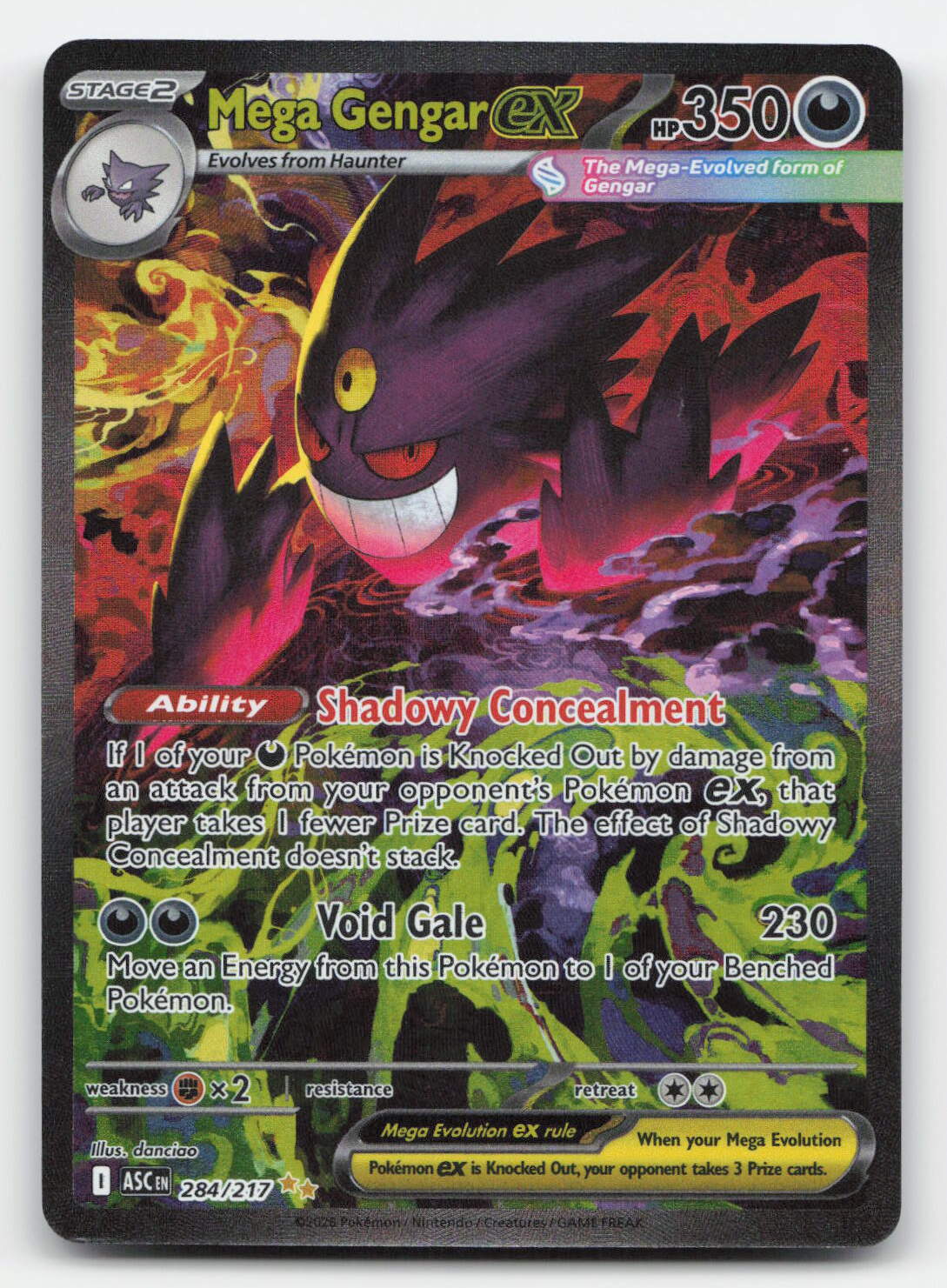 Pokemon Mega Gengar ex 284/217 Special Illustration Rare 2026 Ascended Heroes · image 1 · SCD_GOOGLE_DRIVE:1U1b8RDFW68kdAlEXm5VEiMW1CX8UpA9H
