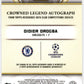 Topps Didier Drogba 41/99 Autograph #CLA-DD 2024-25 Reverence UCC