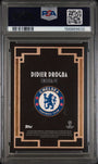 Topps Didier Drogba 3/5 Legends Autographs Red - 2021 Topps Deco Uefa Champions League PSA 9