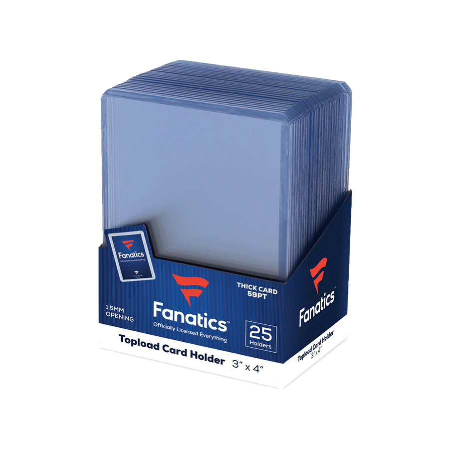 Fanatics Collectibles 59pt 3x4 Top Loader - 25 Count