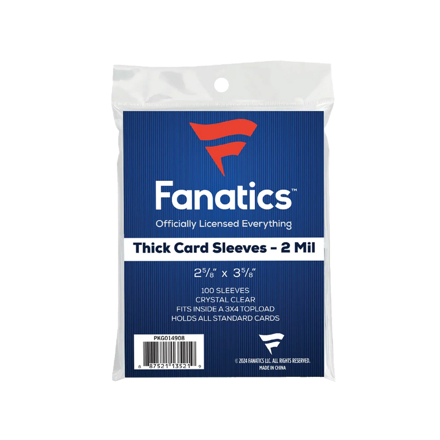 Fanatics Collectibles Thick Soft Sleeves - 100 Count