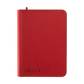 Vault X 9-Pocket Exo-Tec Zip Binder - Red