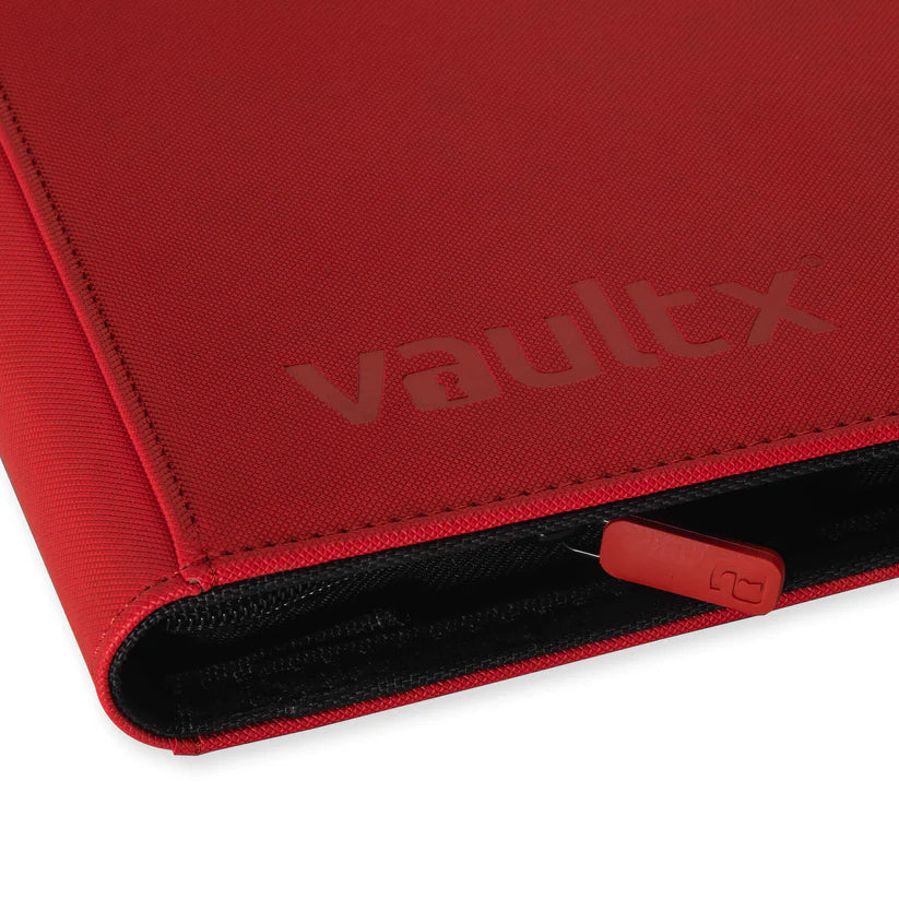 Vault X 9-Pocket Exo-Tec Zip Binder - Red