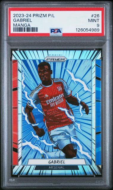 Panini Gabriel Manga #26 2023-24 Prizm Premier League PSA 9
