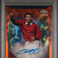 Topps Ryan Giggs 19/25 Chrome Autographs Orange Refractor #CA-RG 2024 2024-25 Topps Chrome Deluxe Edition Manchester United PSA 9