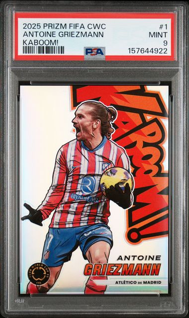 Panini Antoine Griezmann Kaboom! #1 2025 Prizm FIFA Club World Cup PSA 9