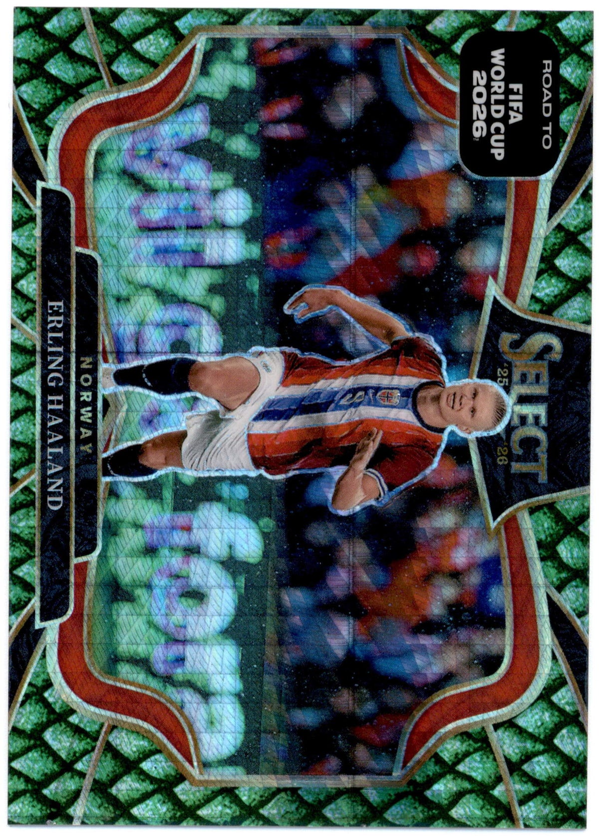 Panini Erling Haaland 04/18 Green Dragon Scale #218 2026 Select Road To Fifa World Cup