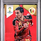 Panini Eden Hazard 090/149 Red Prizm #21 2014 Panini Prizm World Cup PSA 8