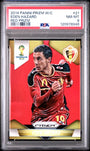 Panini Eden Hazard 090/149 Red Prizm #21 2014 Panini Prizm World Cup PSA 8