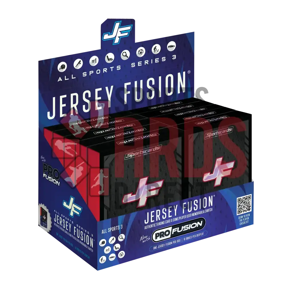 Jersey Fusion All Sports Series 3 - Full Case Hobby Box